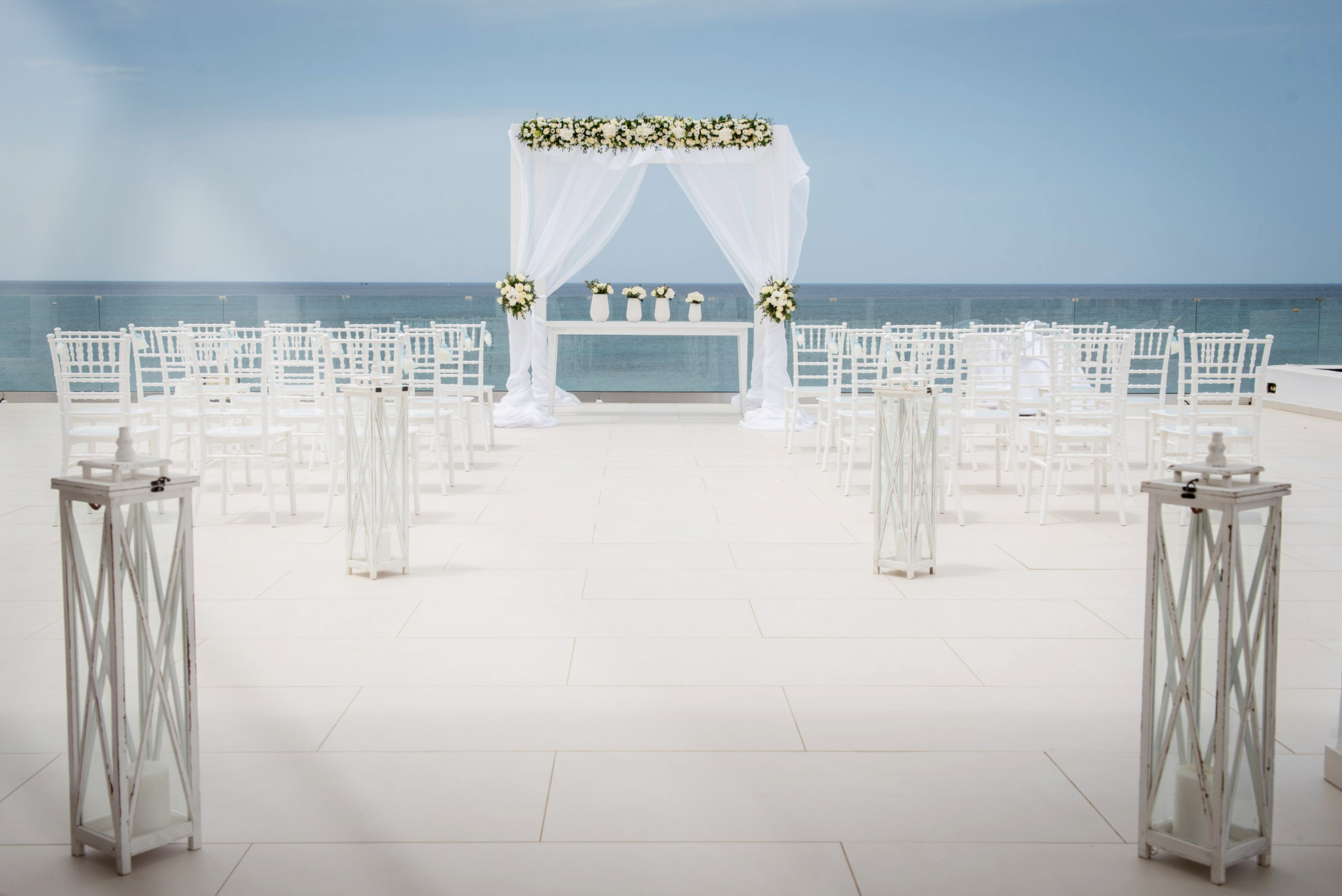 White Terrace with Sunset View