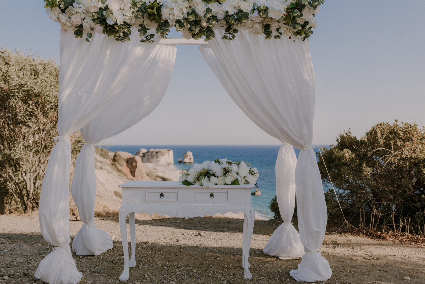 Clifftop Ceremony Venue (Overlooking the Sea)